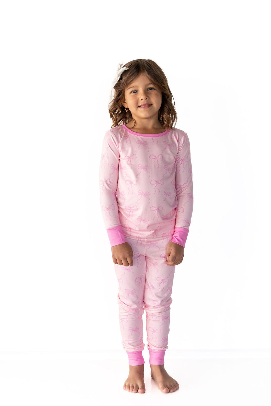 PINK BOWS | LONG SLEEVE