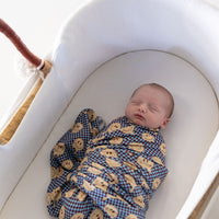 YELLOW TRIPPY CHECKER | SWADDLE