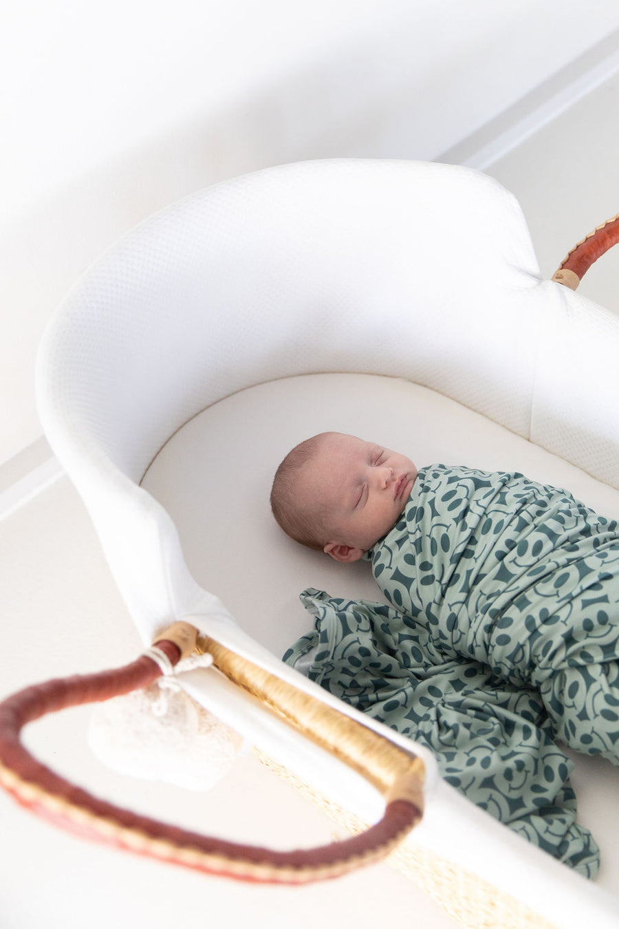 TEAL BIG SMILEY | SWADDLE