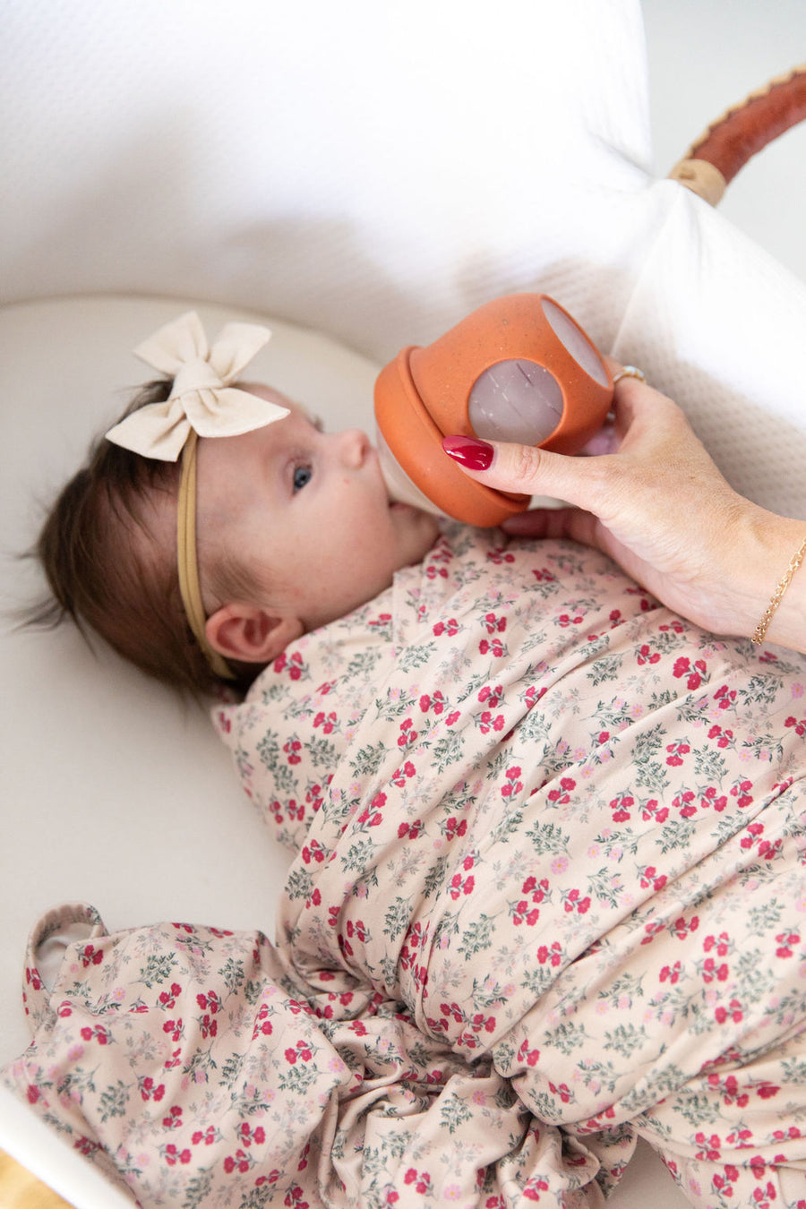 MINI BERRY FLORAL | SWADDLE