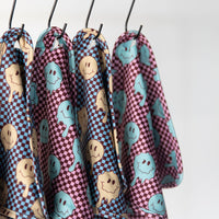 TEAL TRIPPY CHECKER | LOVIE