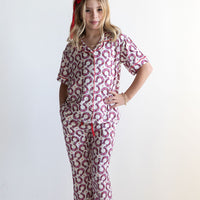 HORSESHOES | GIRLS' BUTTON UP SHORT SLEEVE SET