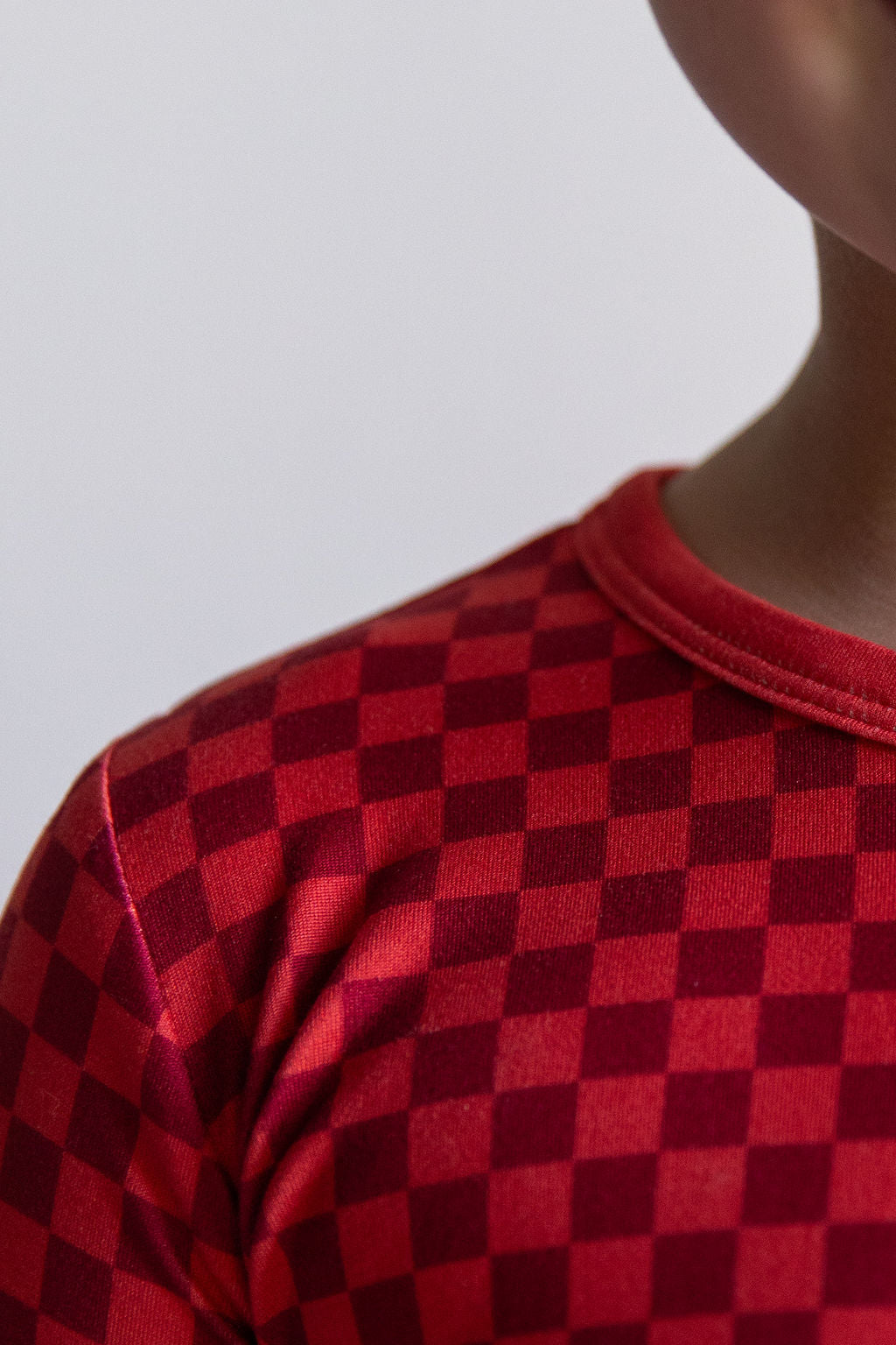 RED MINI CHECKER | LONG SLEEVE