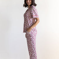 HORSESHOES | WOMEN'S BUTTON UP SHORT SLEEVE SET