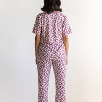 HORSESHOES | WOMEN'S BUTTON UP SHORT SLEEVE SET