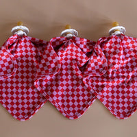 PINK + RED MINI CHECKER | LOVIE