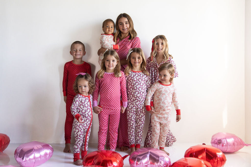 HORSESHOES | GIRLS' BUTTON UP SHORT SLEEVE SET