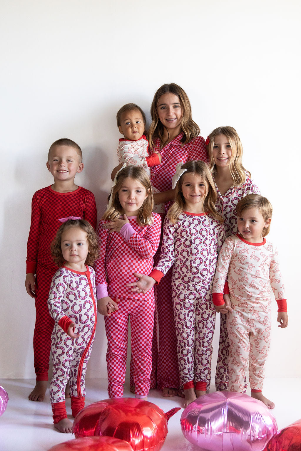 HORSESHOES | GIRLS' BUTTON UP SHORT SLEEVE SET