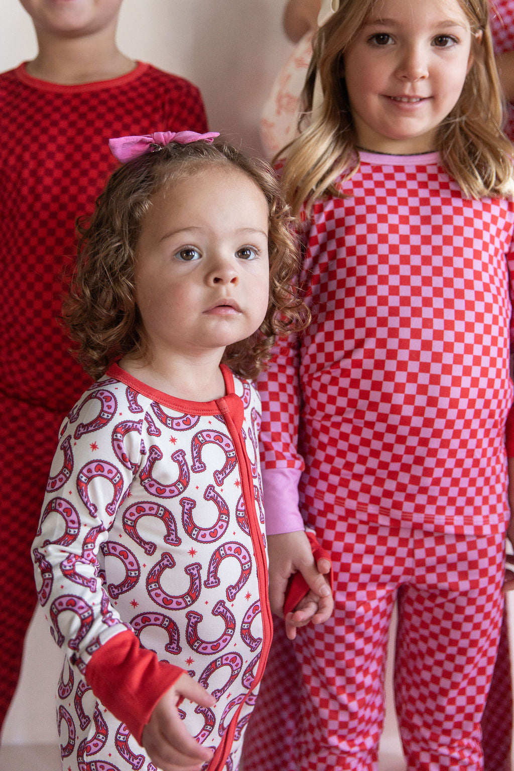 PINK + RED MINI CHECKER | LONG SLEEVE
