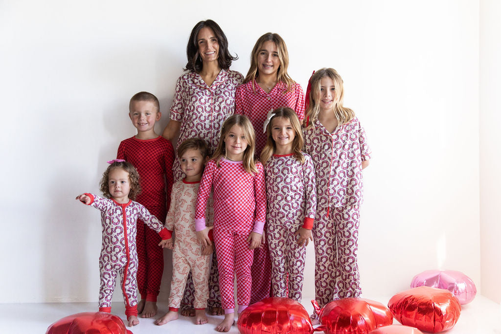 HORSESHOES | GIRLS' BUTTON UP SHORT SLEEVE SET