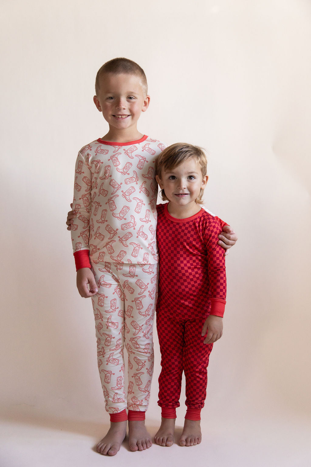 RED MINI CHECKER | LONG SLEEVE