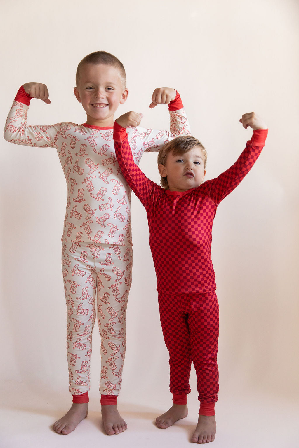 RED MINI CHECKER | LONG SLEEVE