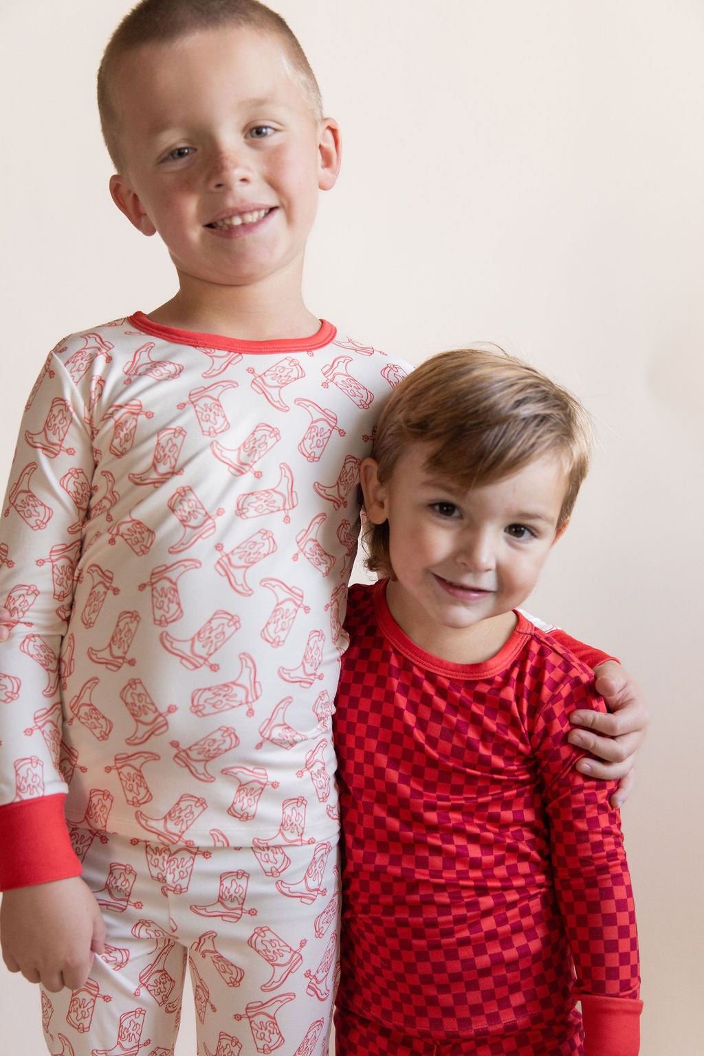 RED MINI CHECKER | LONG SLEEVE