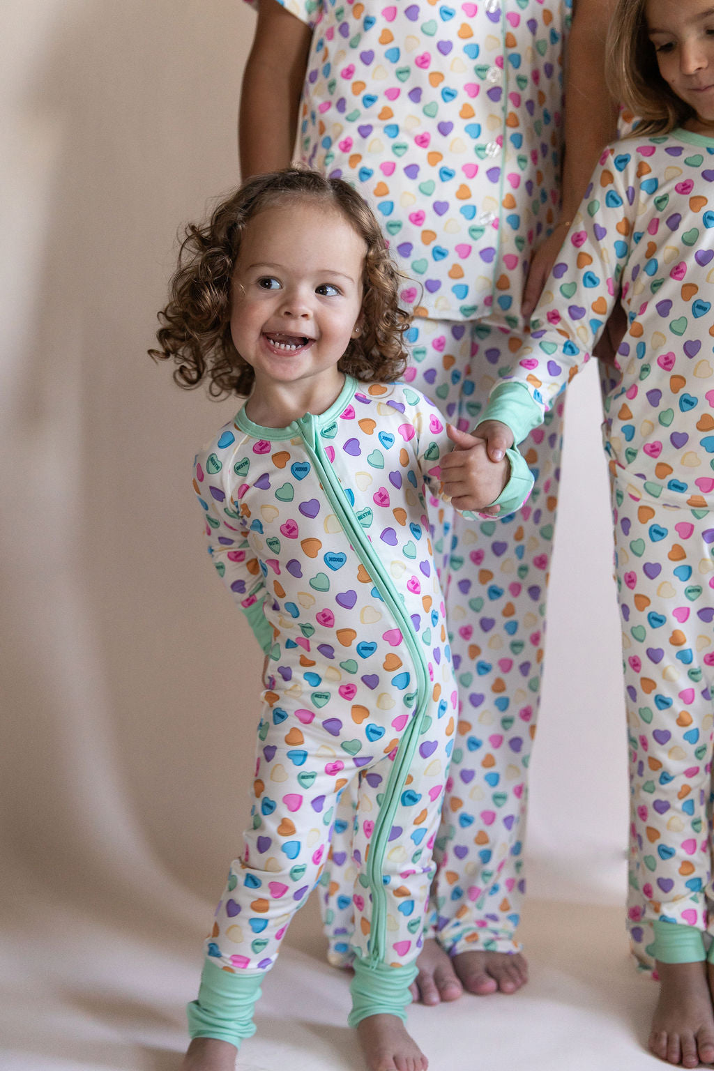 CANDY HEARTS | ZIPPER ONE PIECE