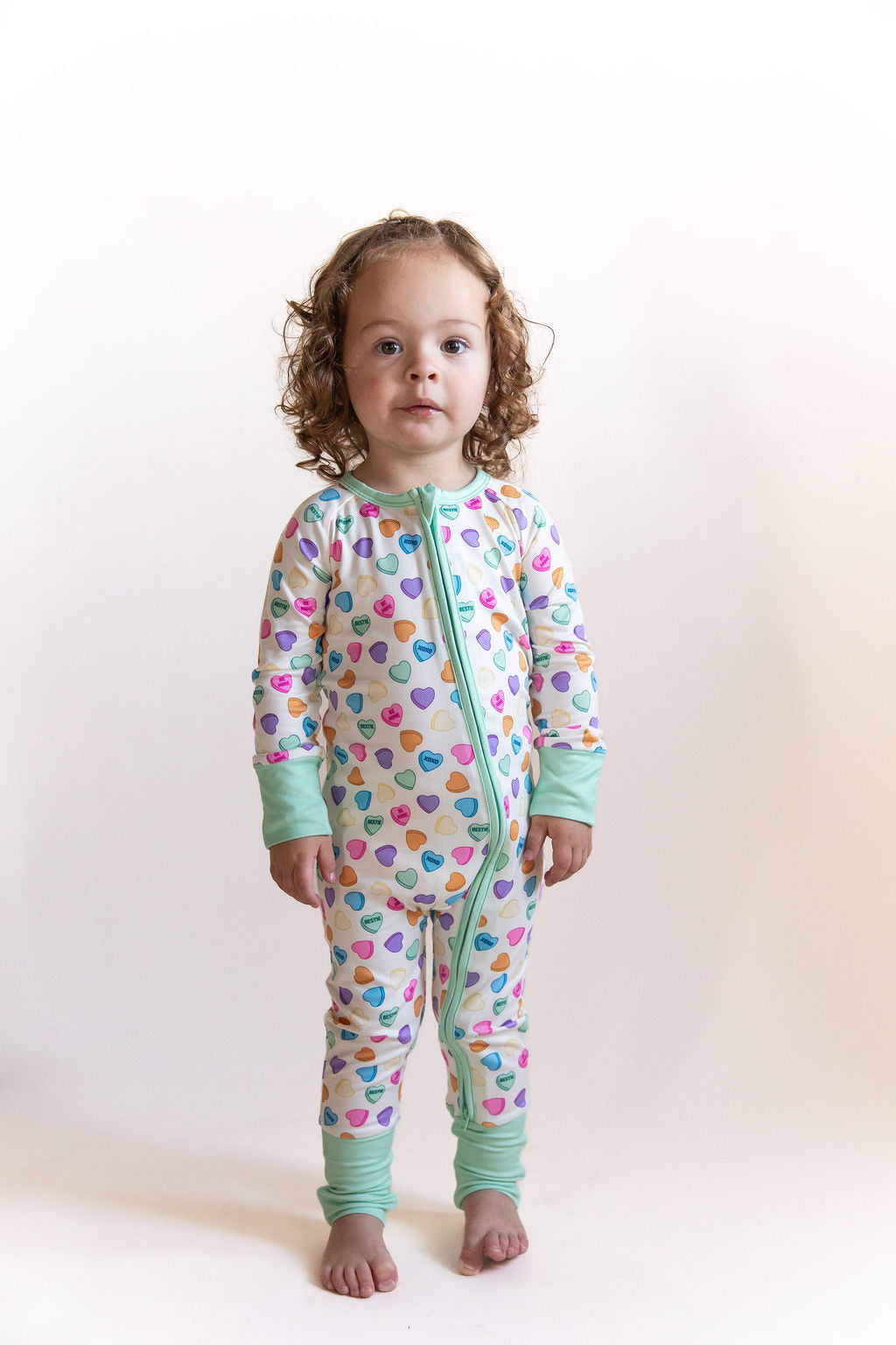 CANDY HEARTS | ZIPPER ONE PIECE