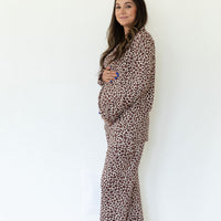 LEOPARD | WOMEN'S BUTTON UP LONG SLEEVE SET