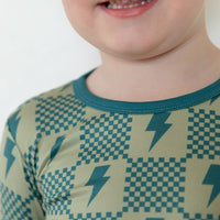 CHECKER LIGHTNING BOLTS | LONG SLEEVE