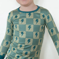 CHECKER LIGHTNING BOLTS | LONG SLEEVE