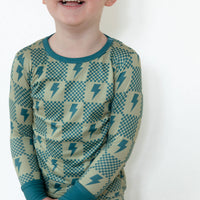 CHECKER LIGHTNING BOLTS | LONG SLEEVE