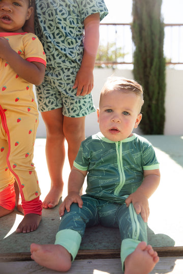 CAMPING BANNER | NEW* SHORT SLEEVE ZIPPER ONE PIECE