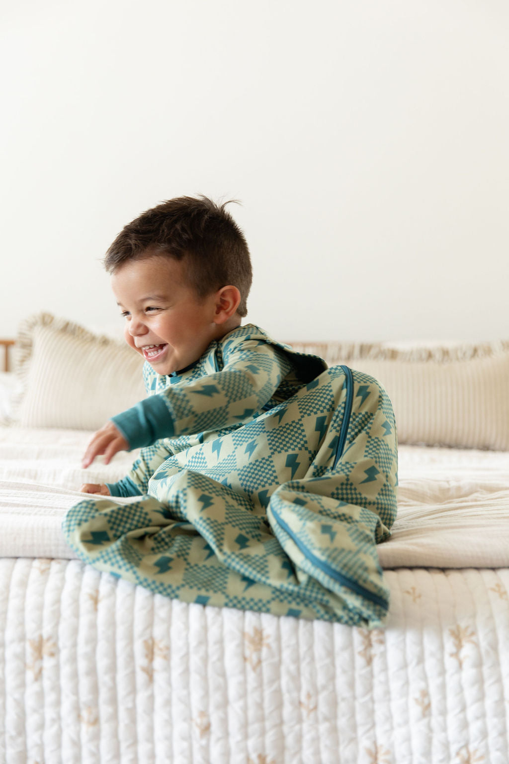 CHECKER LIGHTNING BOLTS | SLEEP SACK