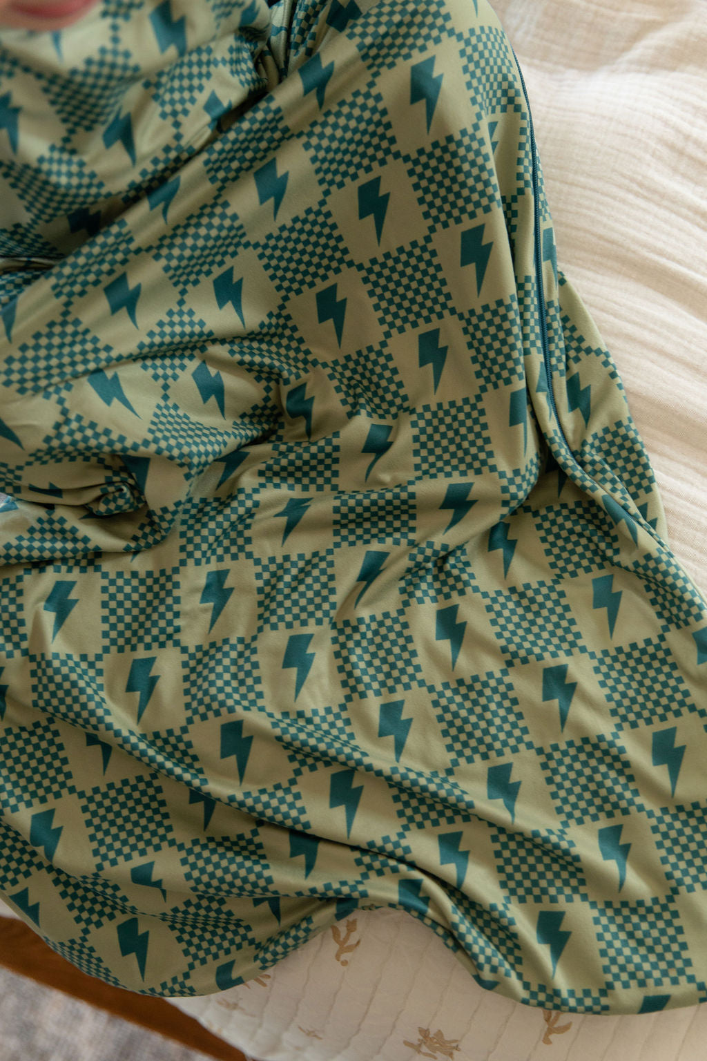 CHECKER LIGHTNING BOLTS | SLEEP SACK