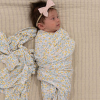 PASTEL FLORAL | SWADDLE