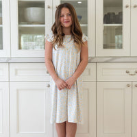 PASTEL FLORAL | RUFFLE SLEEVE DRESS