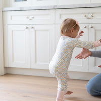PASTEL FLORAL | ZIPPER ONE PIECE