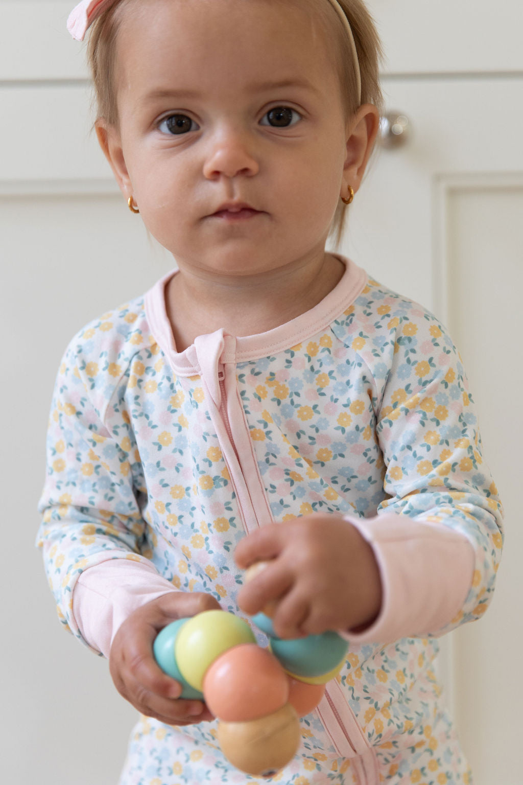 PASTEL FLORAL | ZIPPER ONE PIECE