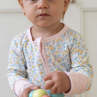 PASTEL FLORAL | ZIPPER ONE PIECE