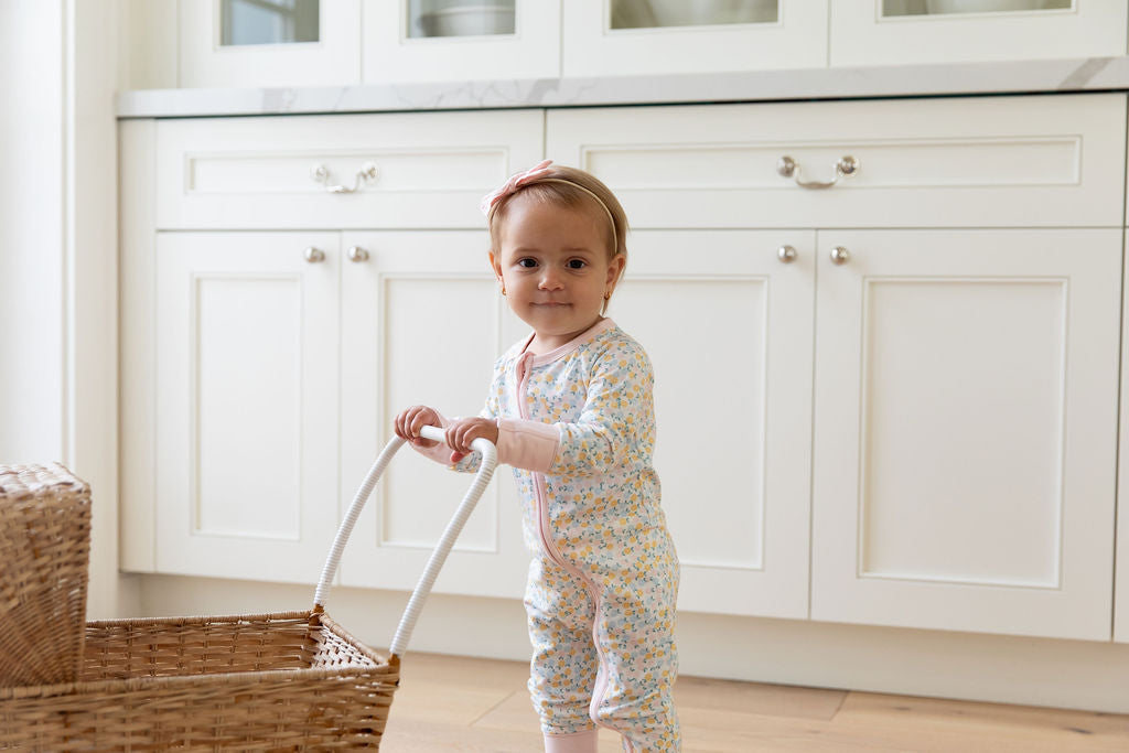 PASTEL FLORAL | ZIPPER ONE PIECE