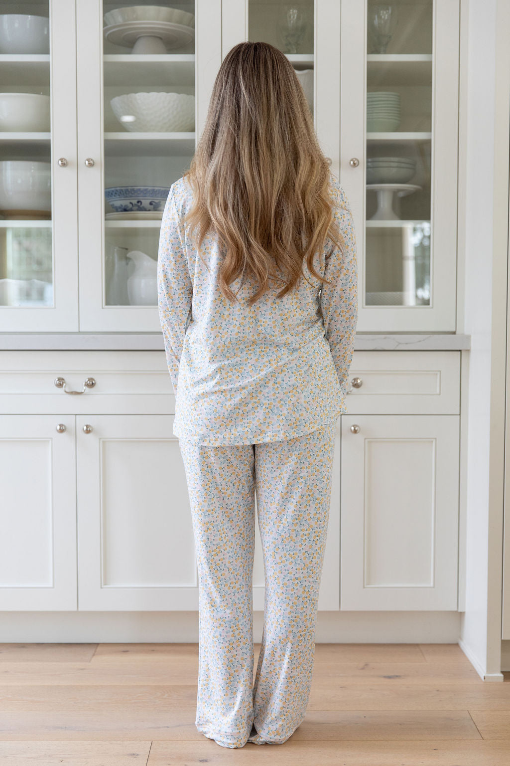 PASTEL FLORAL | WOMEN'S BUTTON UP LONG SLEEVE SET