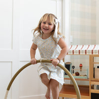 PASTEL FLORAL | RUFFLE SLEEVE DRESS