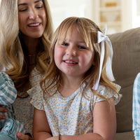 PASTEL FLORAL | RUFFLE SLEEVE DRESS