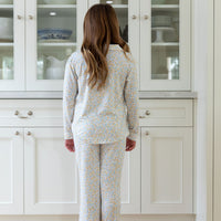 PASTEL FLORAL | GIRLS' BUTTON UP LONG SLEEVE SET
