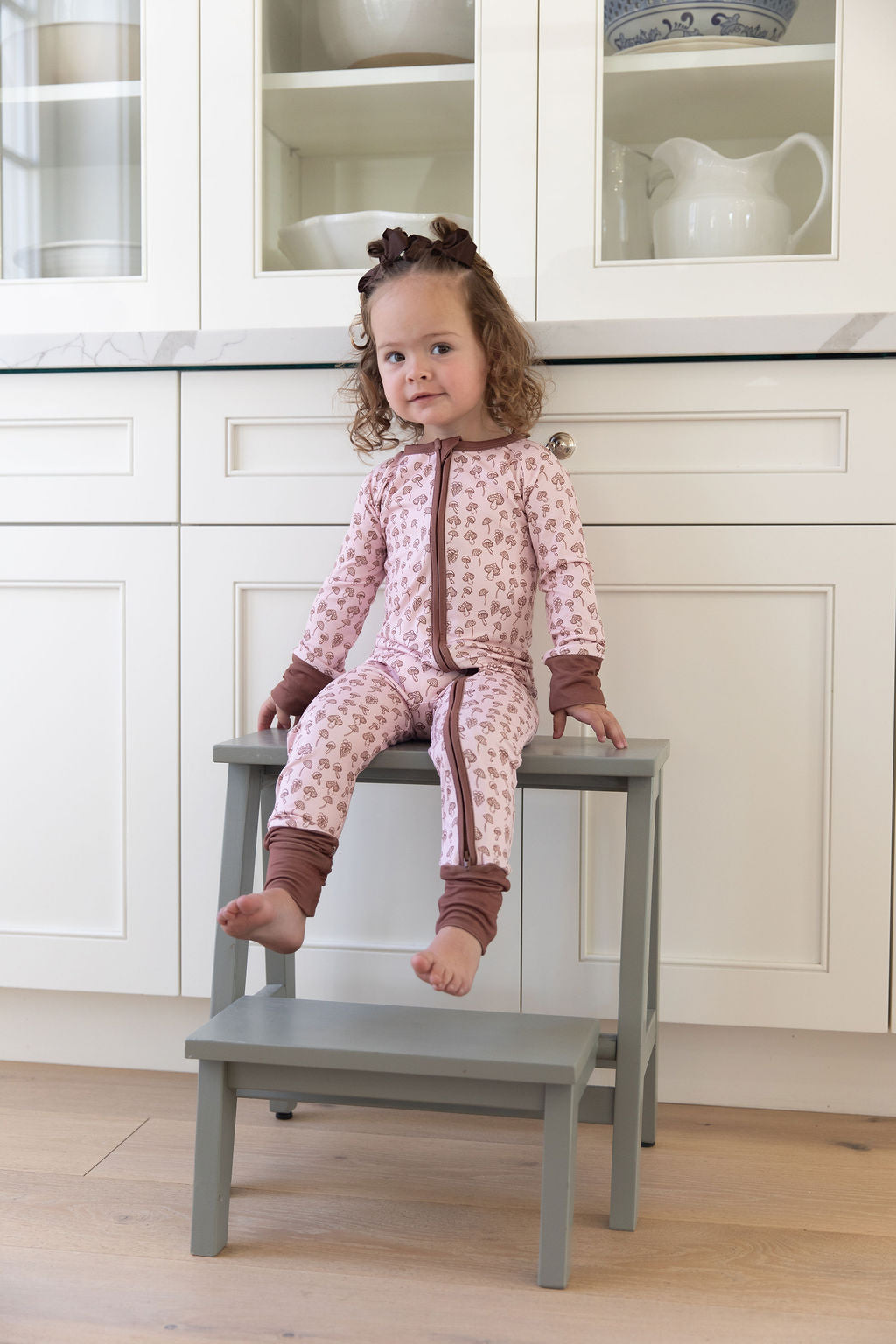 PINK MUSHROOMS | ZIPPER ONE PIECE