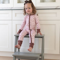 PINK MUSHROOMS | ZIPPER ONE PIECE