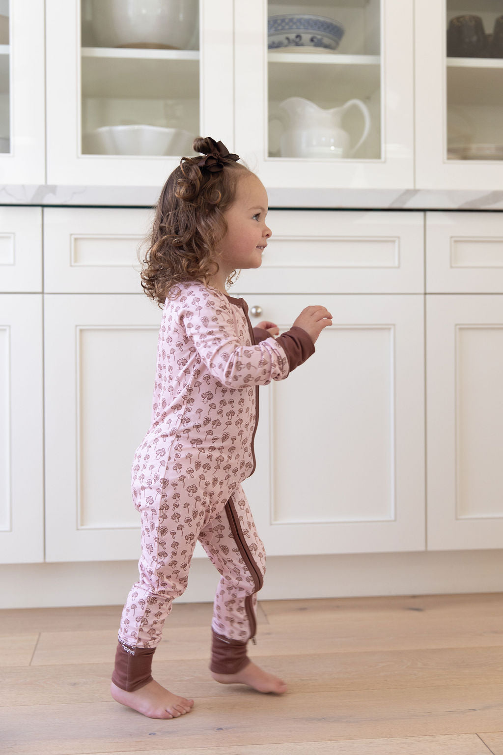 PINK MUSHROOMS | ZIPPER ONE PIECE