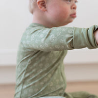 GREEN MUSHROOMS | ZIPPER ONE PIECE