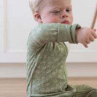 GREEN MUSHROOMS | ZIPPER ONE PIECE