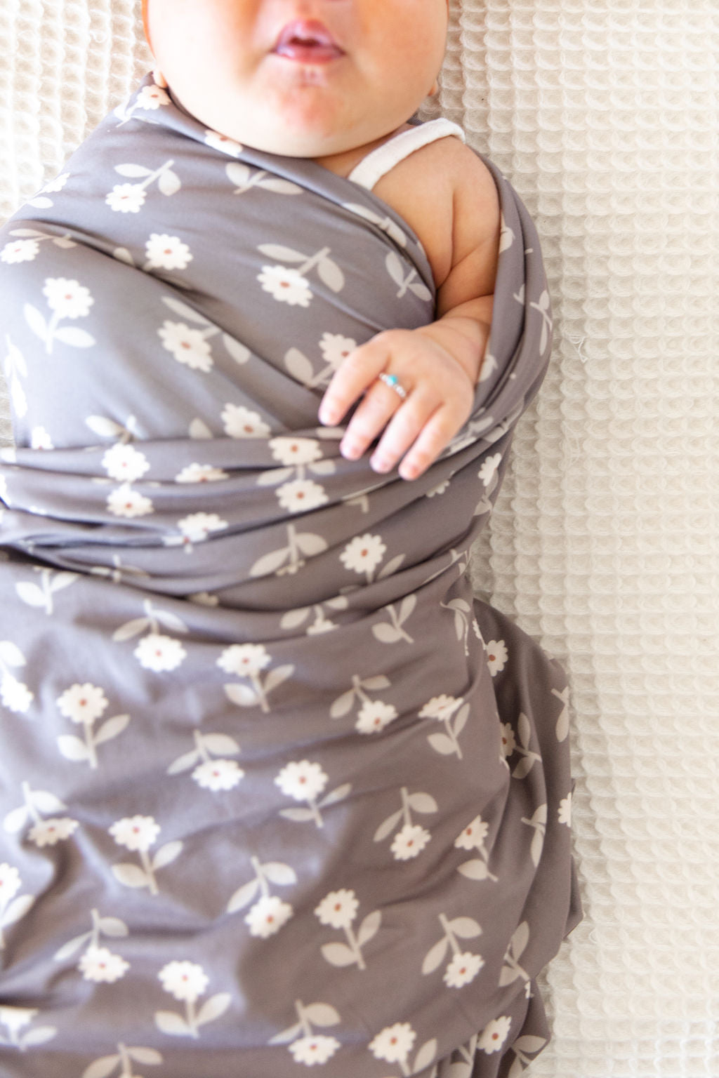 BROWN + RUST DAISY | SWADDLE