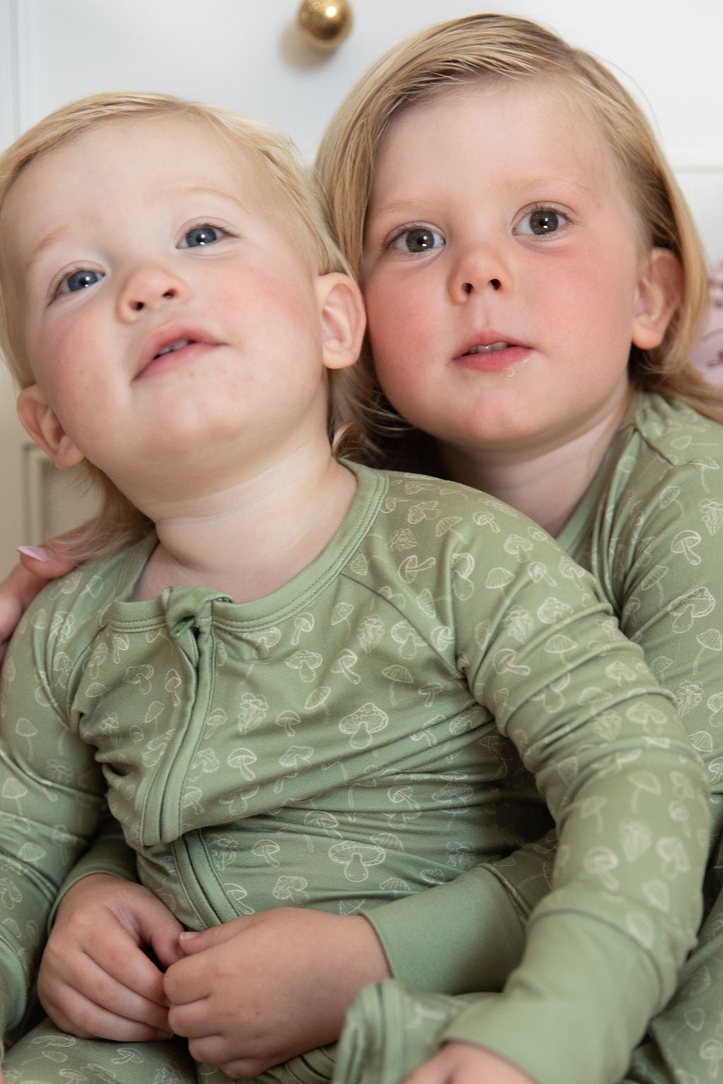 GREEN MUSHROOMS | ZIPPER ONE PIECE