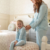 BLUE + YELLOW POLKADOTS | LONG SLEEVE