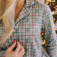 FOREST PLAID | WOMEN'S BUTTON UP LONG SLEEVE SET