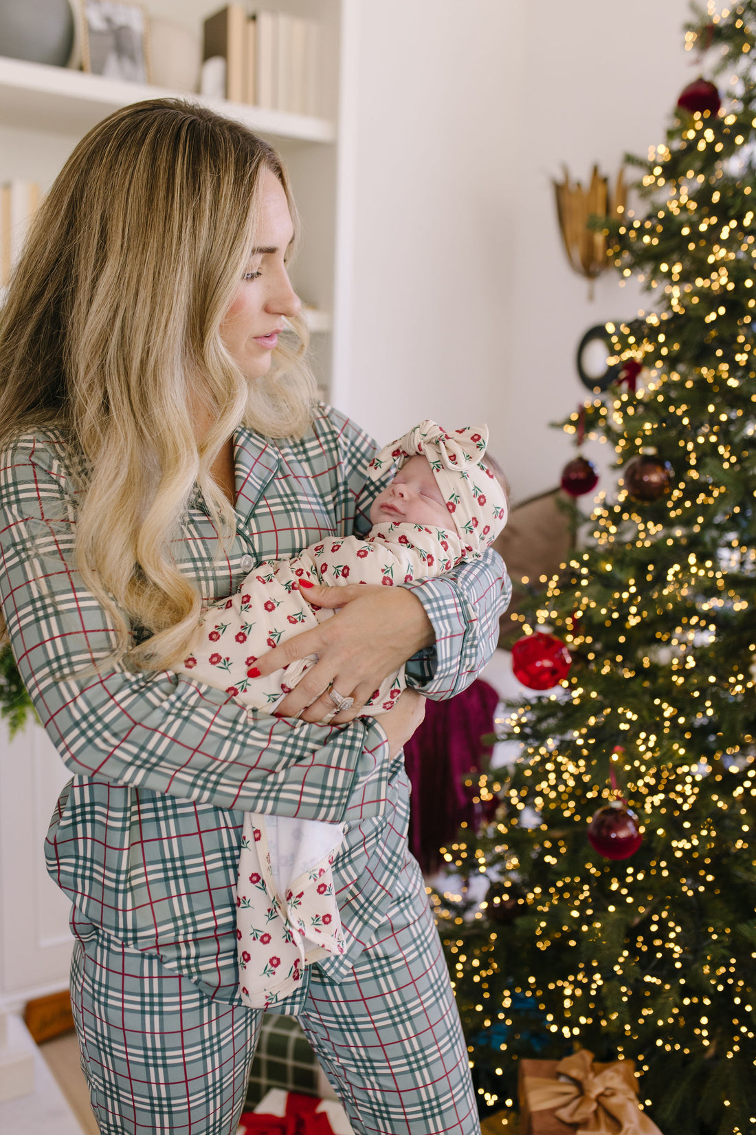 FOREST PLAID | WOMEN'S BUTTON UP LONG SLEEVE SET