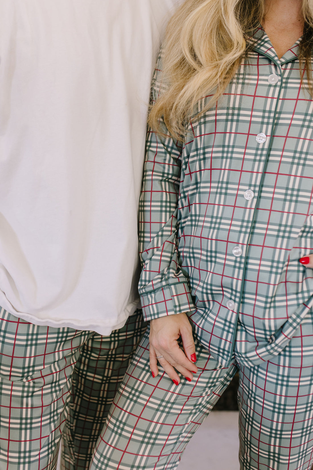 FOREST PLAID | WOMEN'S BUTTON UP LONG SLEEVE SET