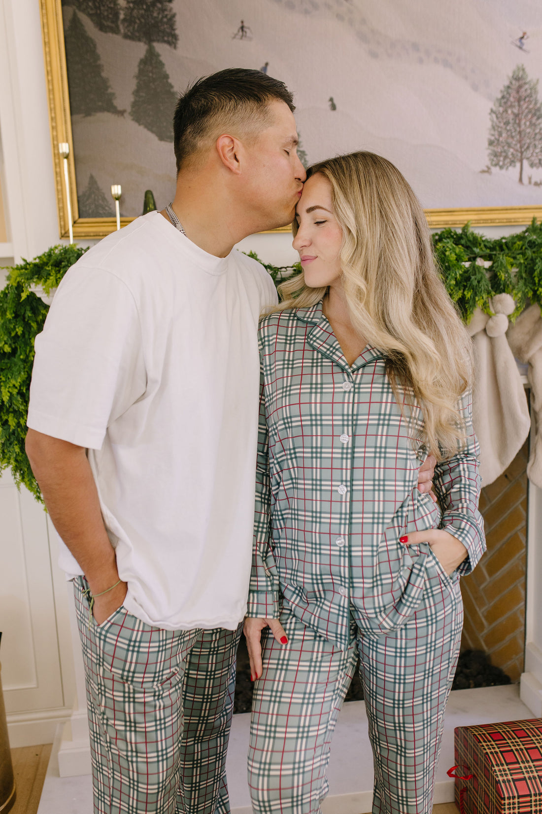 FOREST PLAID | WOMEN'S BUTTON UP LONG SLEEVE SET