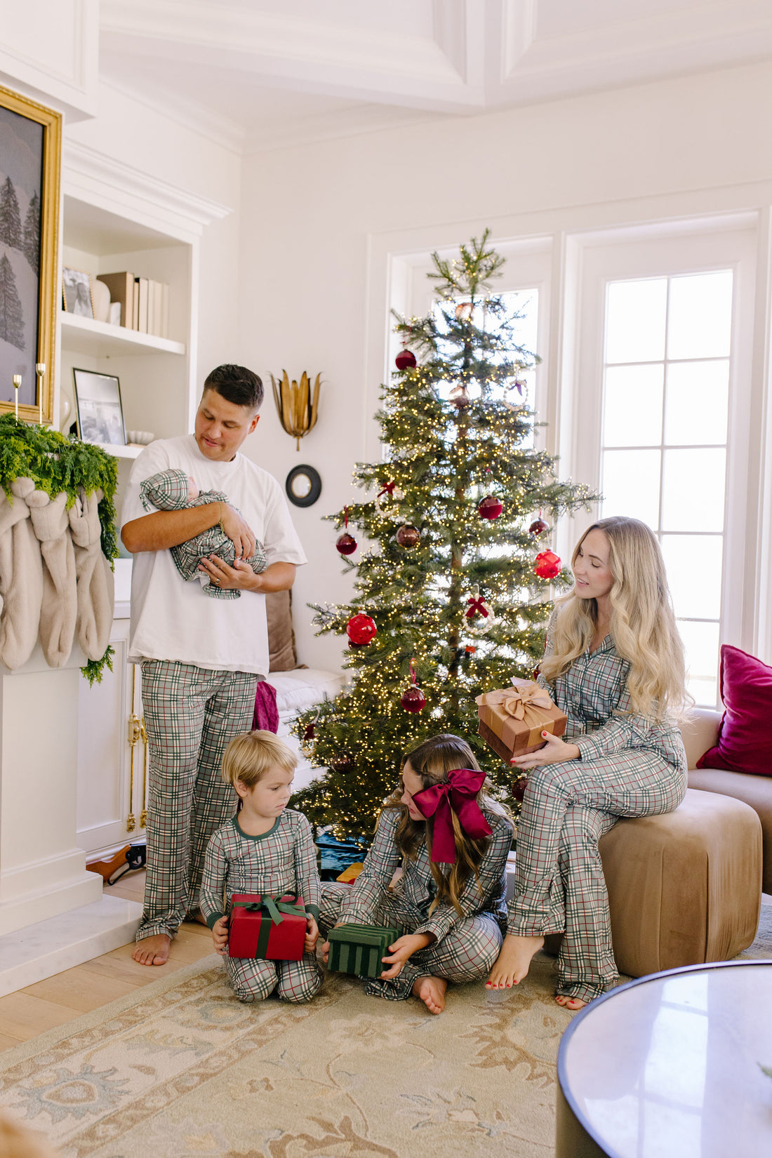 FOREST PLAID | GIRLS' BUTTON UP LONG SLEEVE SET