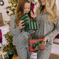 FOREST PLAID | GIRLS' BUTTON UP LONG SLEEVE SET